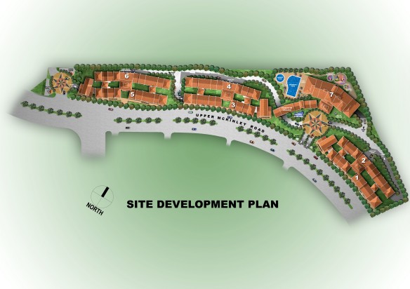 Tuscany Private estate at Mckinley Hill, site development plan