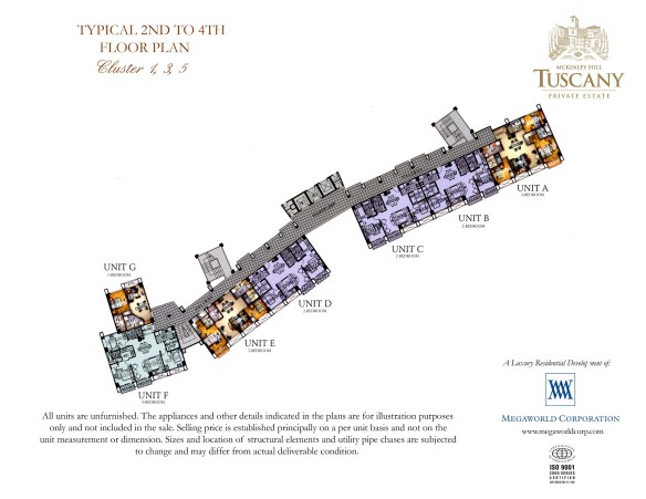 Tuscany Private estate Floor Plan
